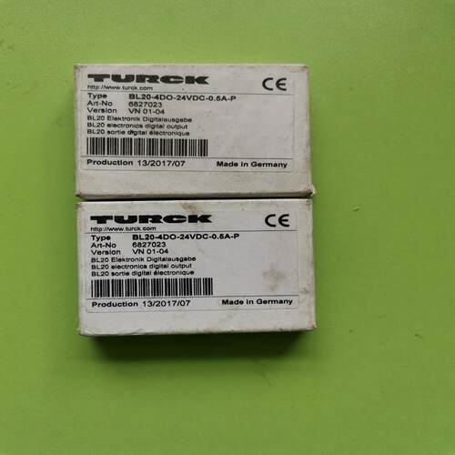 议~全新图尔克TURCK模块 BL20-4DO-24VDC-0.