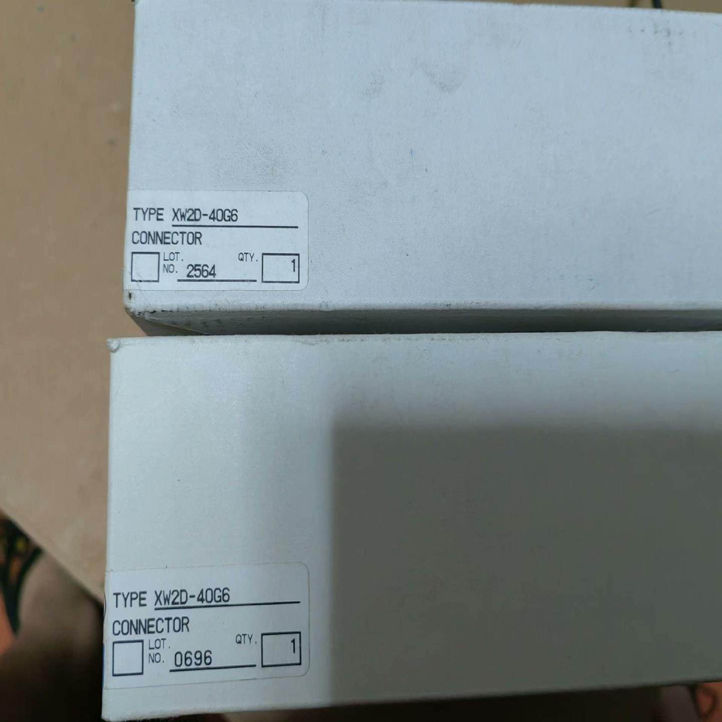 模块配套端子台，XW2D-40G6，全新货4个 实议价