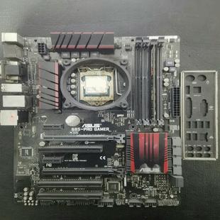 （设备配件）拆机华硕B85-PRO GAMER主板 豪华大主板  挡板齐