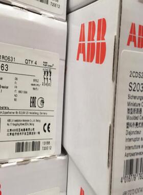 ABB微型断路器 S203M-D63 3P 63A议价