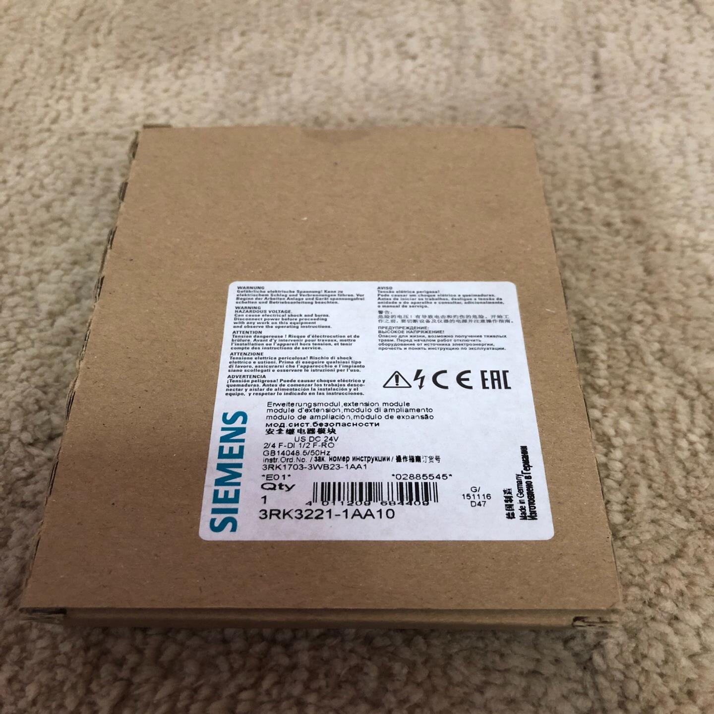 （设备配件）西门子安全继电器3RK3221-1AA10