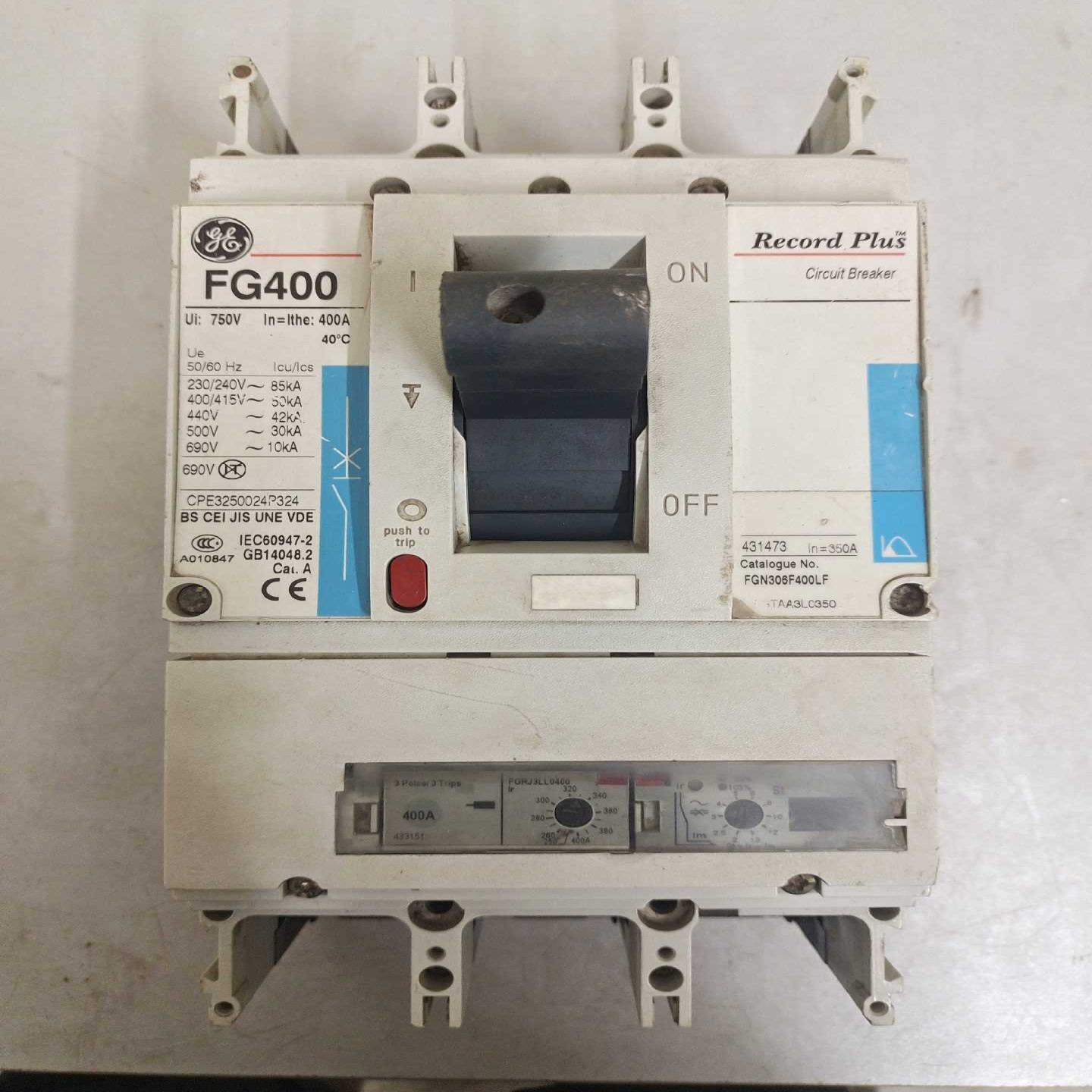 美国通用GE塑壳断路器FG400 FGN306F400LF（基数电子）