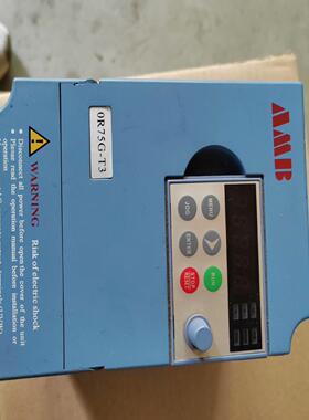 新电柜整改拆的安邦信AMB100/380V/0.75KW变频