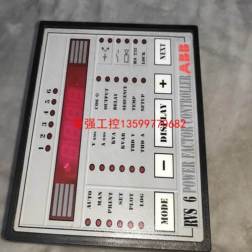 【荣强工控】ABB RVS6 POWER FACTOR CONTROLL