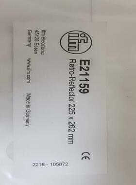 IFM反射板，激光漫反射板， E21159,现货，原装正品，