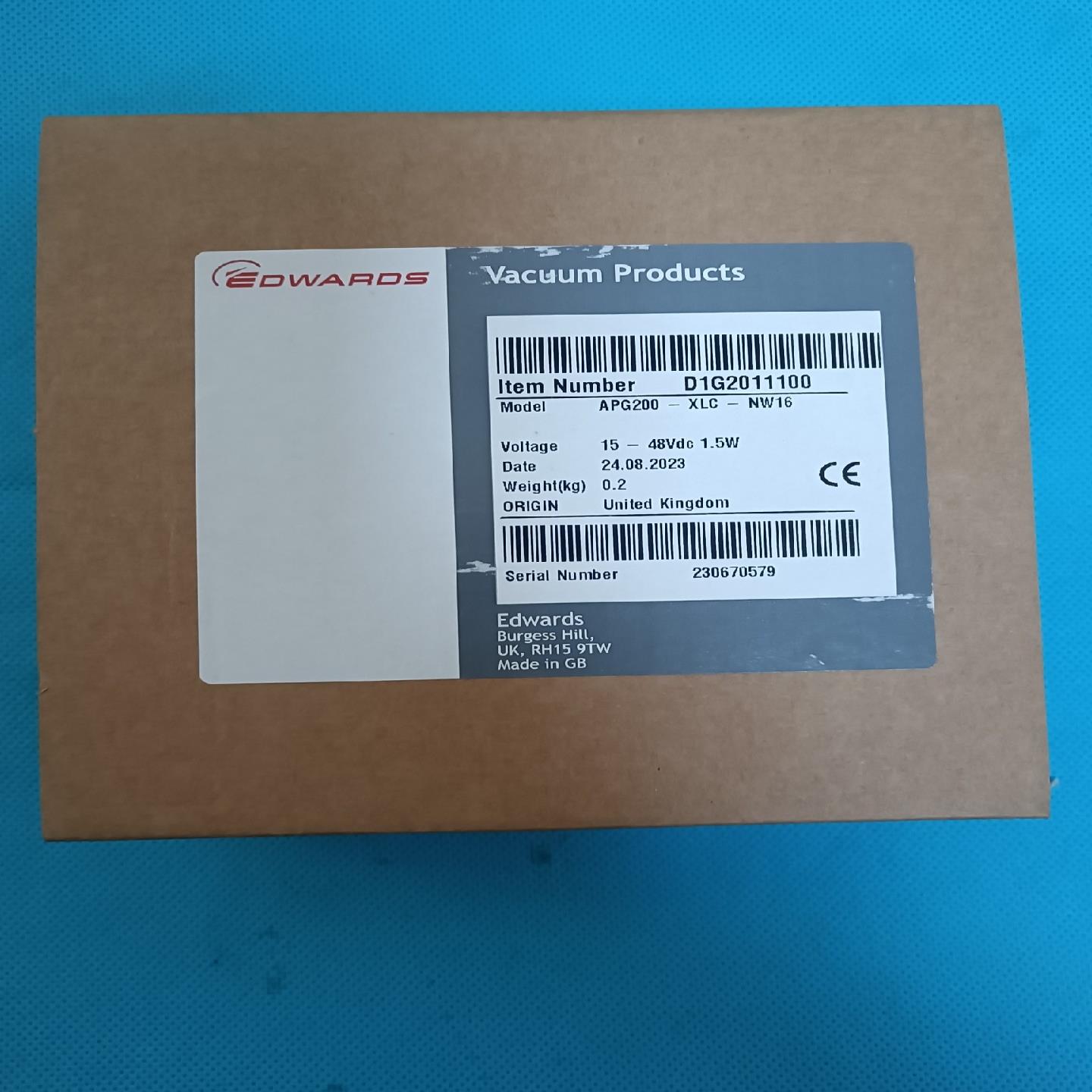 全新爱德华APG200-XLC-NW16真空计，D1G201