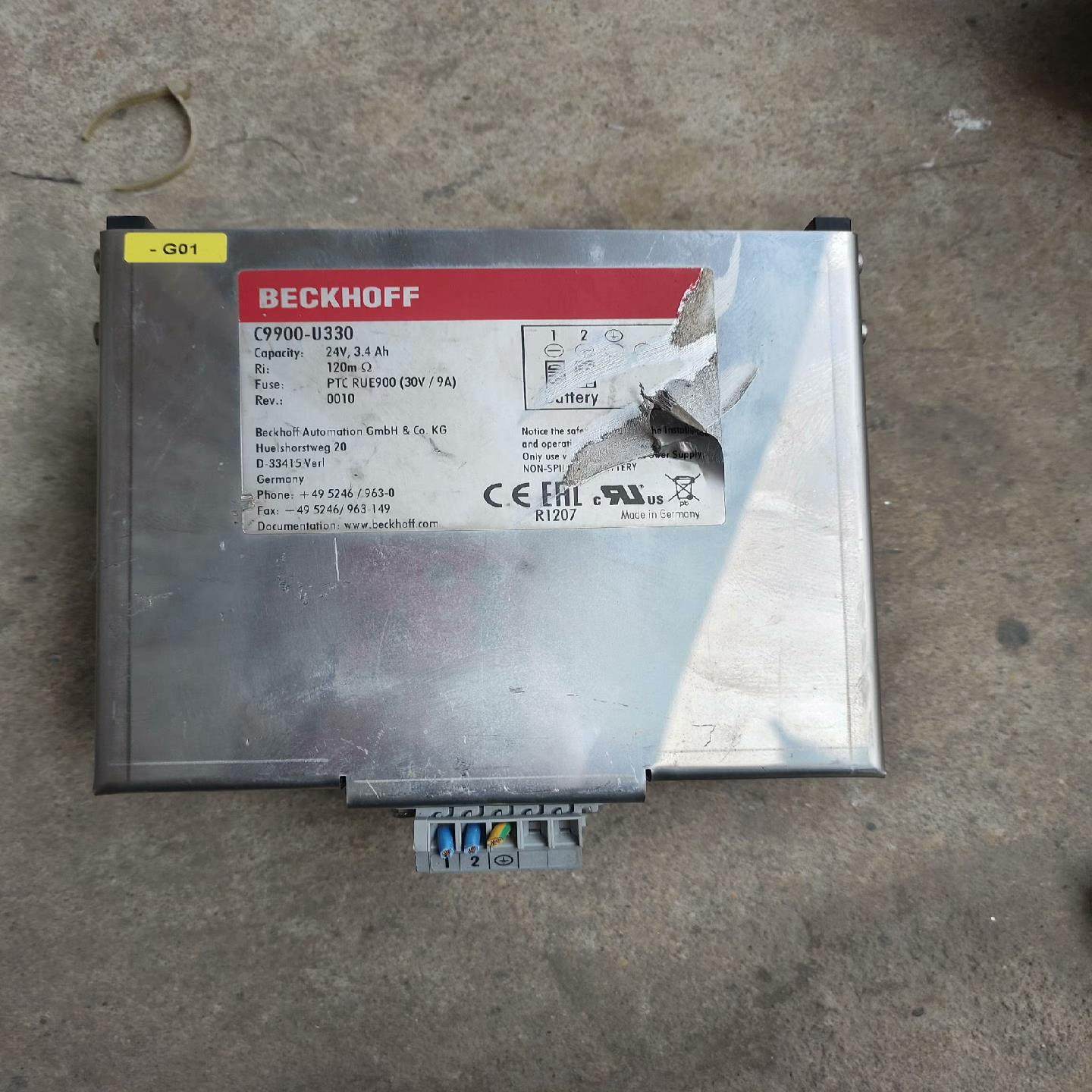 [德峰]倍福倍福UPSC9900U330电源电源-BECKHOFF