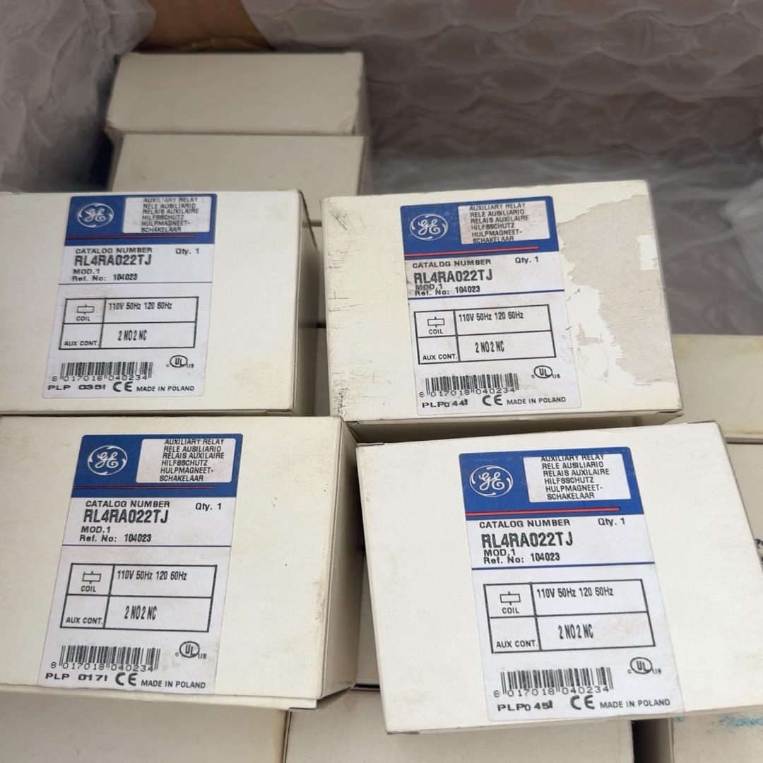 通用GE接触器式继电器 全新RL4RA022TJ