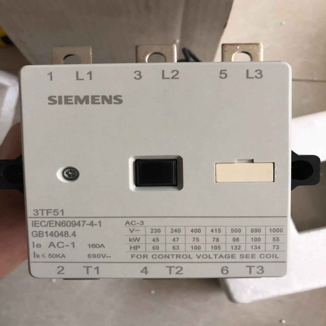 西门子交流接触器3TF5122-1XM4 电压DC220V