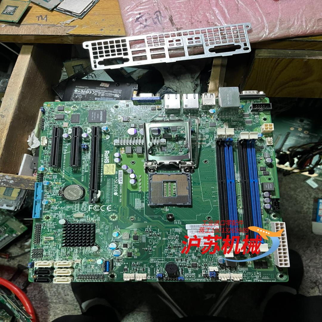 超微X10SLM-F成色充新有一片功能一切正常1150针