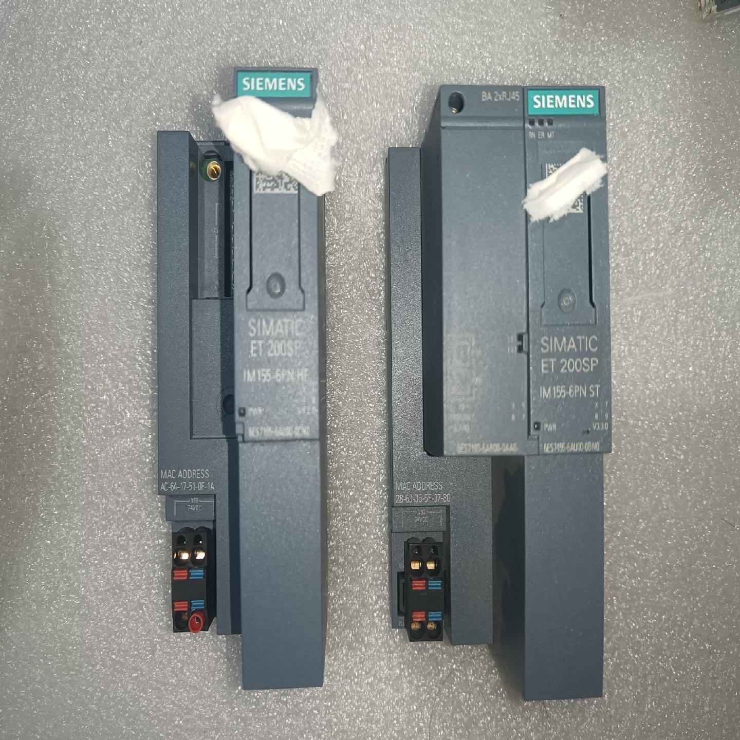 [德峰]第一个模块 缺的接口西门子两个型号网口6是，a6es7155