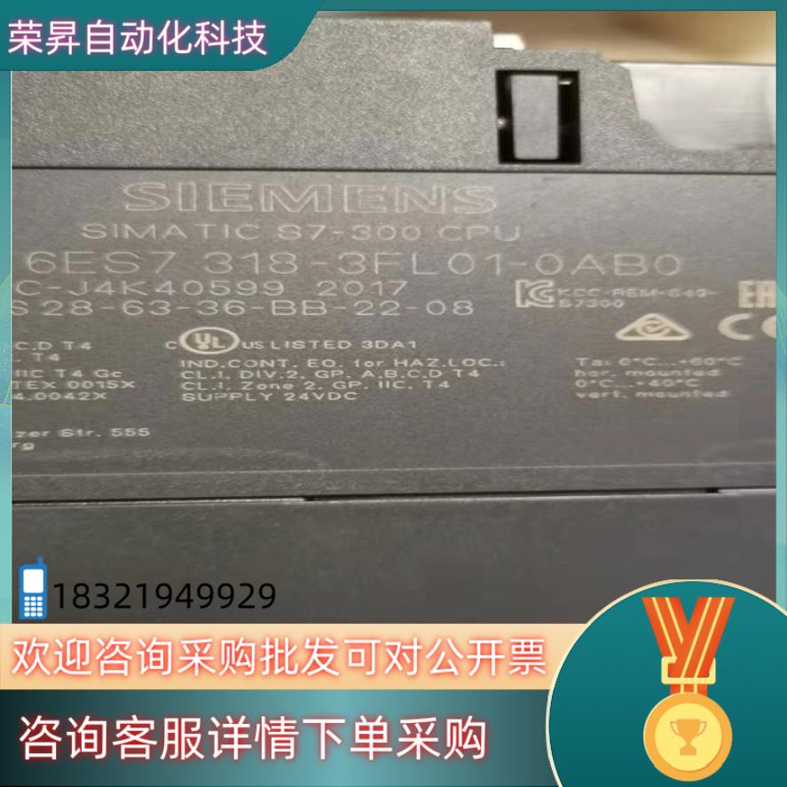 现货318-3FL01-0AB0充新成色外观无瑕疵不发黄