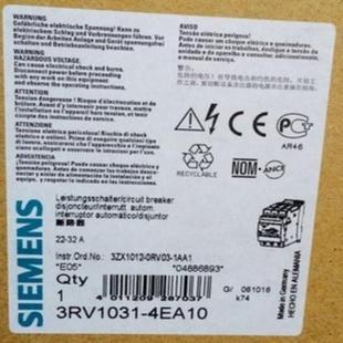 进口断路器 4EA10议价 3RV1031