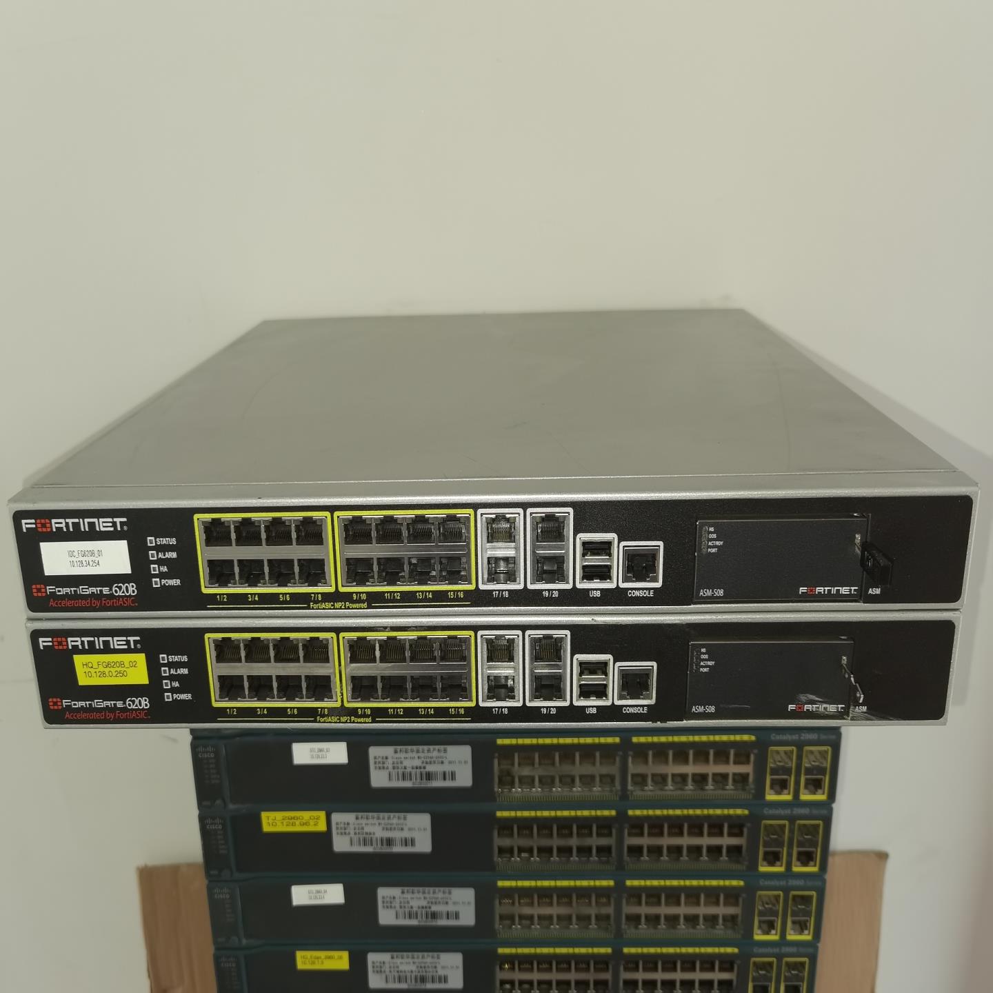 [德峰]飞塔FORTINET FG-620B 企业级千兆防火墙， 无