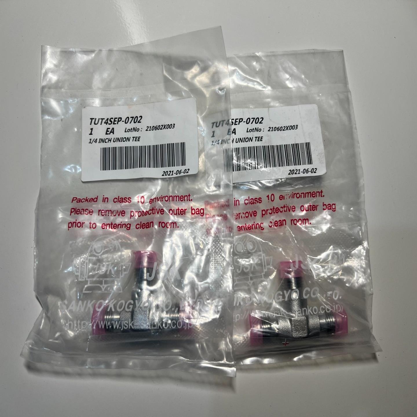 JSK 1/4VCR外螺纹三通接头EP级
