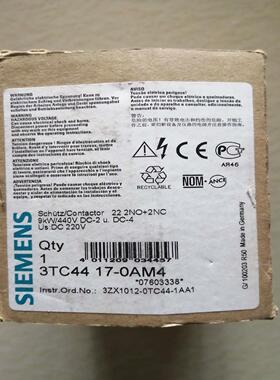 直流接触器型号规格3tc44 17-0am议价