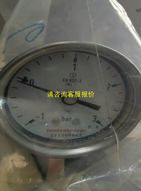 询价压力表RSCH-63-3   -1/+3bar，全新未使用，