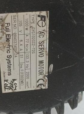 （设备配件）富士伺服电机GYG102CC2-T2E，1KW220V，实物