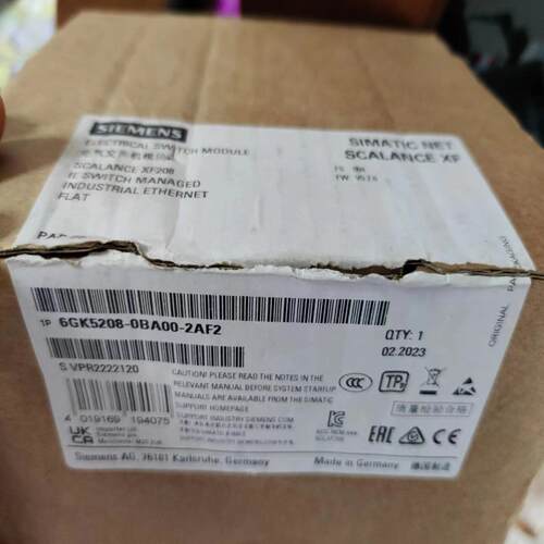 【顺庆】6GK5208-0BA00-2AF2开封【议价】