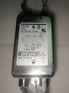 [德峰]CORCOM 10VR1 F7206 EMI 抗干扰 电源滤