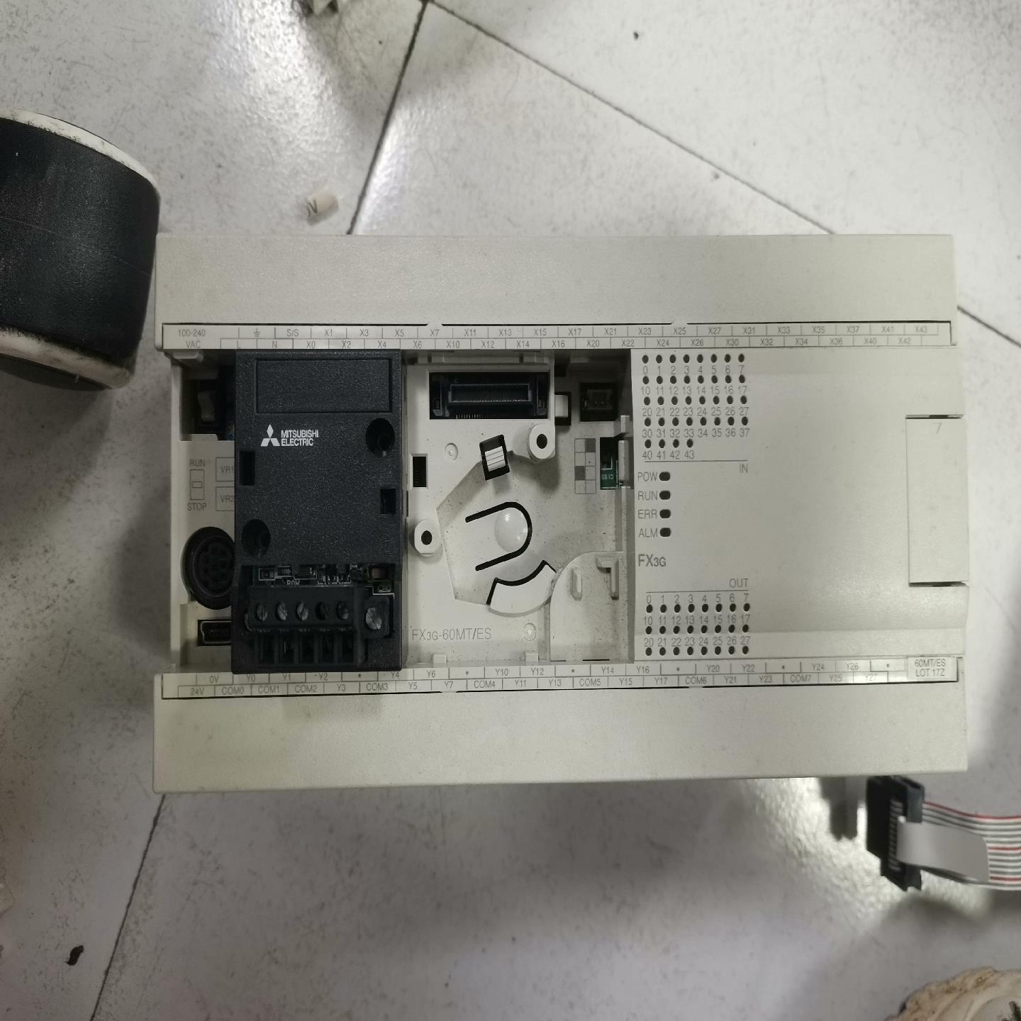 PLC，FX3G-60MT/ES-A，实图拍摄，功能正常