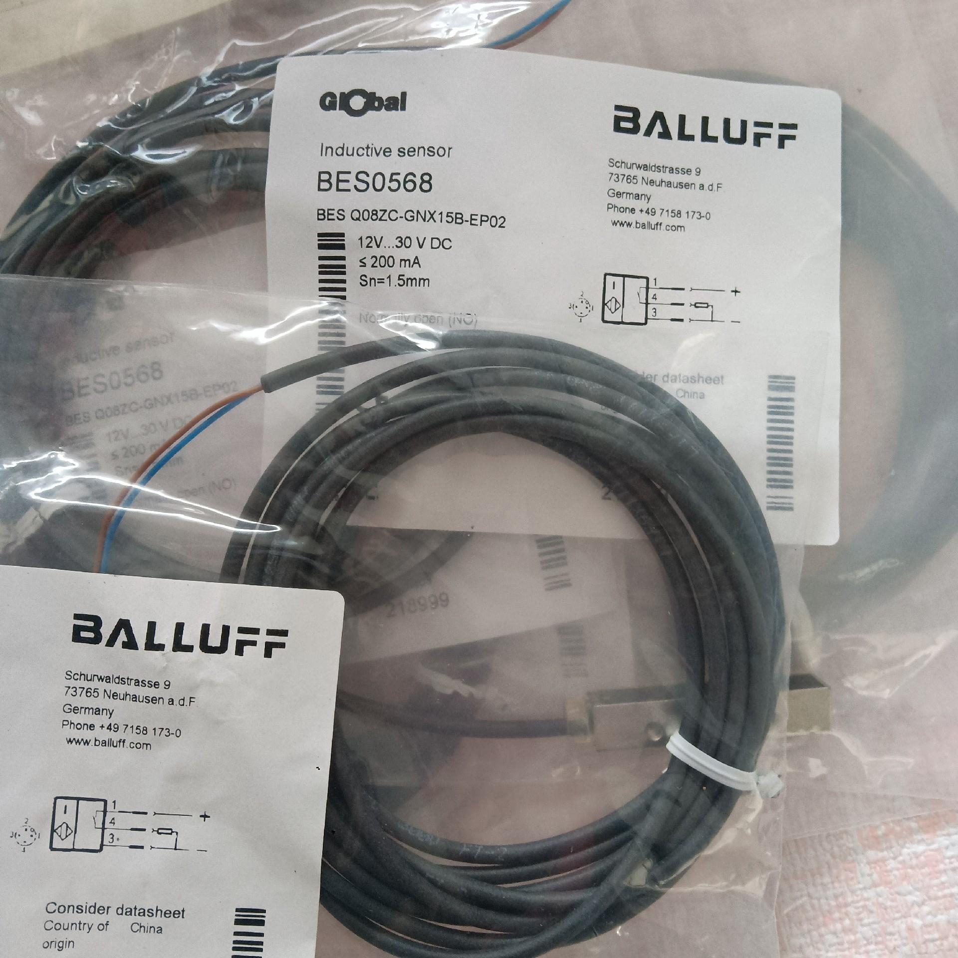 巴鲁夫传感器BES0568  ES Q08ZC-GNX15B
