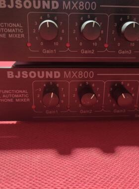 {莱茵电子商行}两台BJSOUND      MX800混音器正常使用的