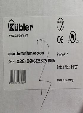 库伯勒编码器8.5863.3020 G223 S024 K0