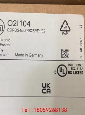 【非标价】Ifm O2I104 多码读取器 O2IROS-G/D/RS