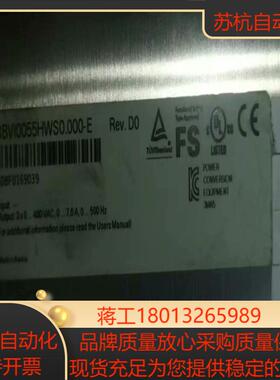 贝加莱驱动器8BVI0055HWS0.000全新原装正品，处议价