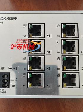 倍福CU2008-0000百兆8口工业交换机 Etherne