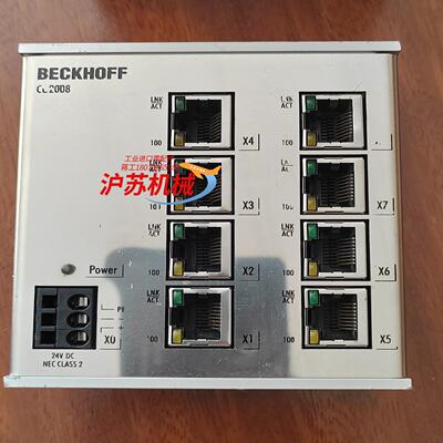 倍福CU2008-0000百兆8口工业交换机 Etherne