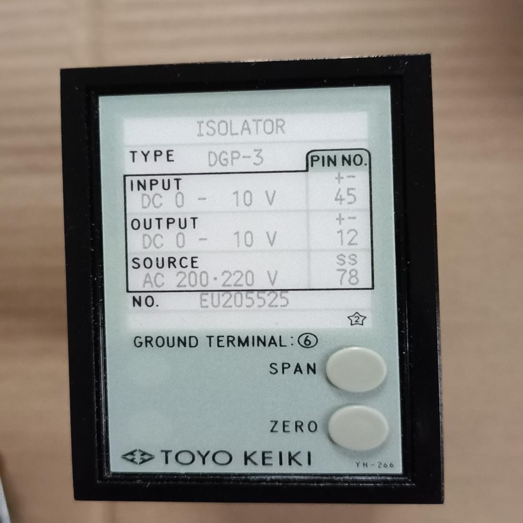 TOYO KEIKI  东洋控制器 信号变换器 DGP－3