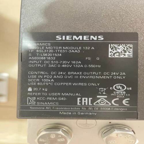 6SL3120-1TE31-3AA3 现货一台，工程余货，包~议价