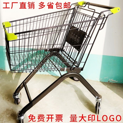 超市购物车场手推车买菜小拉车家用购物车物业小推车仓库理货车