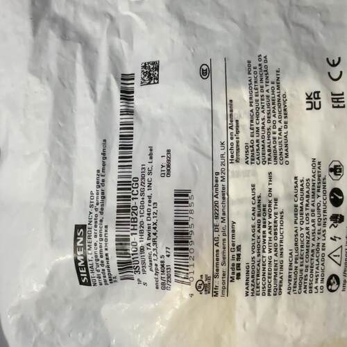 {雅致机械商行}3SU1100-1HB20-1CG0急停开关只有1个