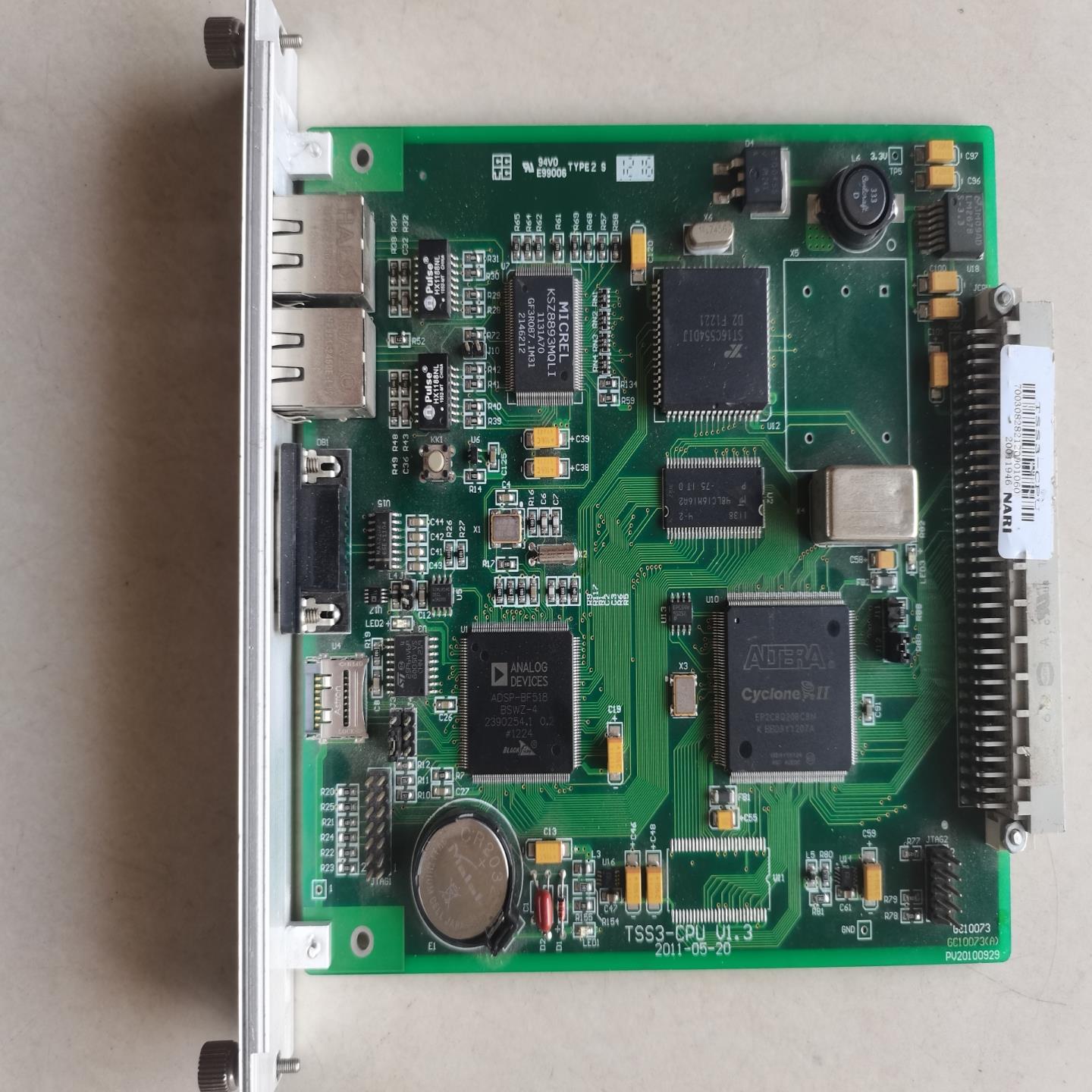 南瑞CPU板  TSS3一CPU，原装，技术，成色如