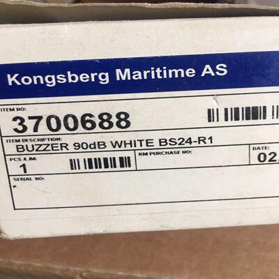 (议价)KONGSBERG 3700688 BUZZER 90dB