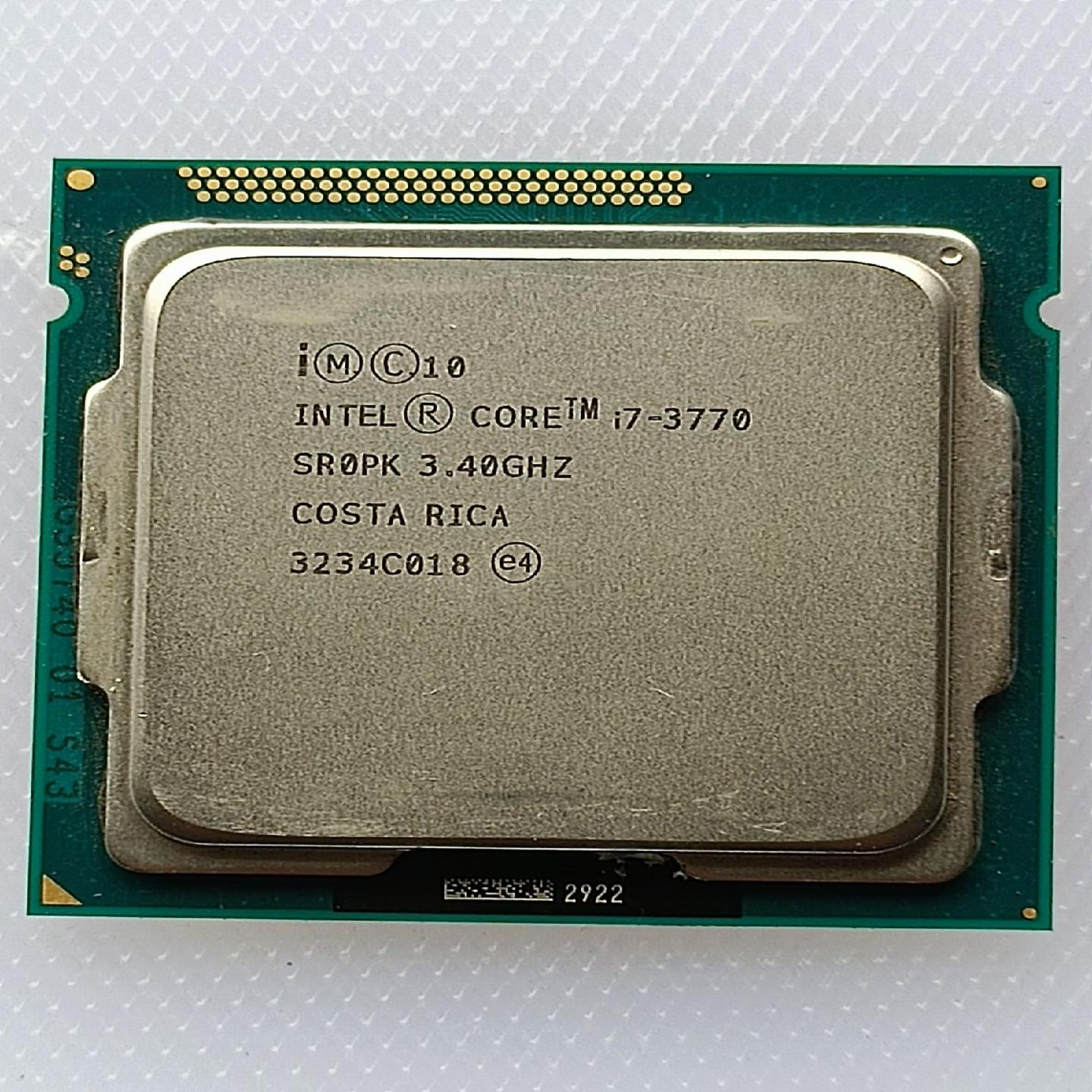 [德峰]INTEL英特尔酷睿i7-3770，主频3.40GHz。