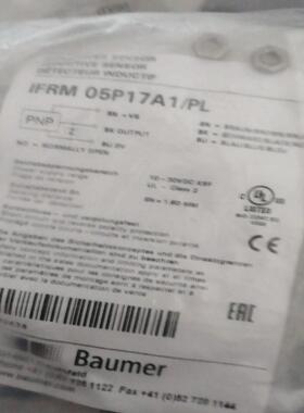 堡盟传感器电感IFRM 08P17G1/L