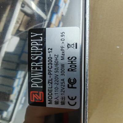 ZL-PFC300-12PFC300-1212V25A300W开关电源开关POWERSUPPLY议价