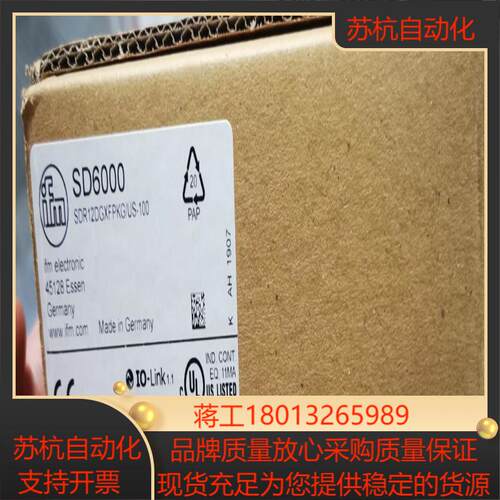IFM SD6000 易福门全新压缩空气传感器 SDR1