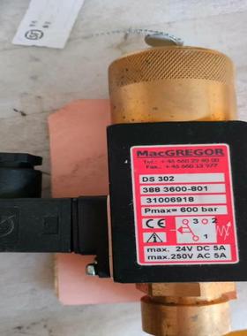 全新原厂件DS 302 压力开关,MACGREGO现货询