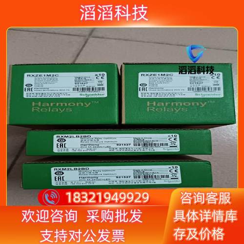 现货全新中间继电器RXM2LB2BD底座RXZE1M2