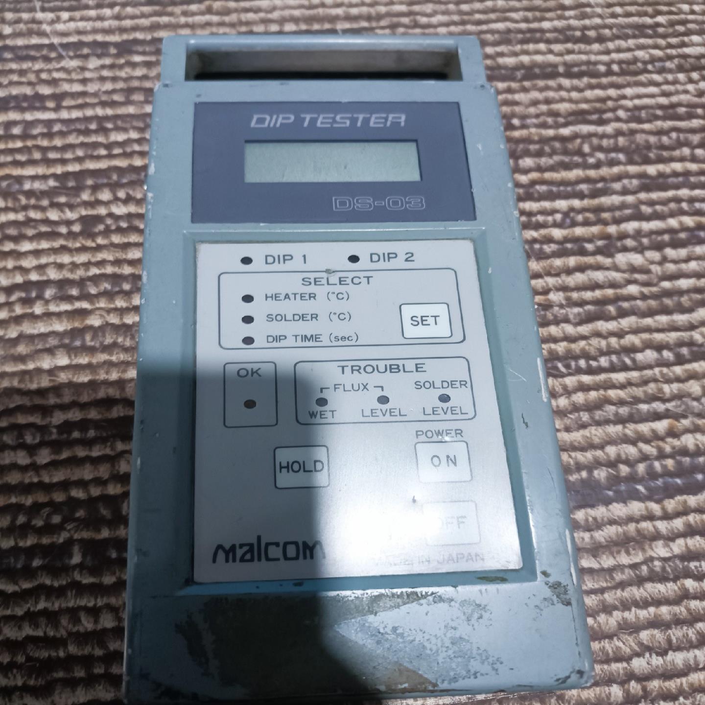 马康MALCOM DS-03双波峰焊测温仪