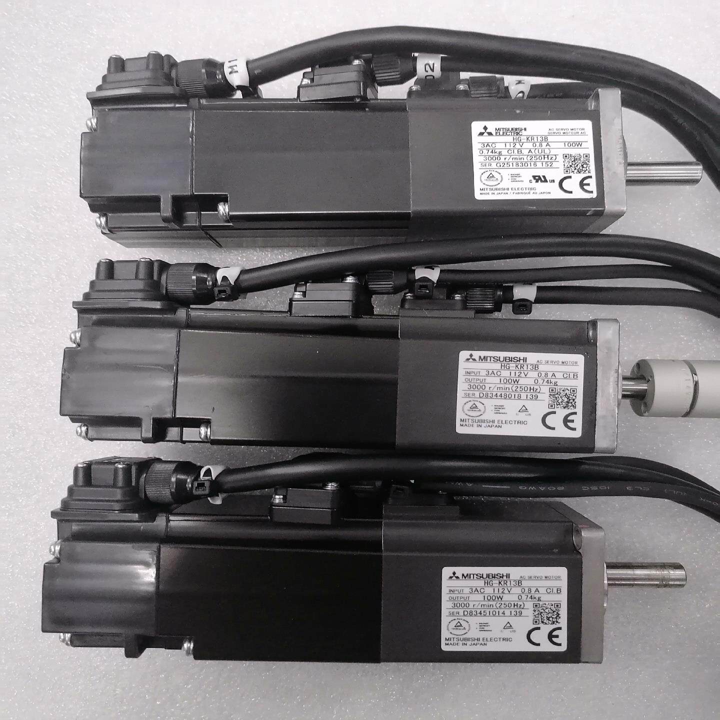 现货100W电机HG-KR13B正常的三台图上