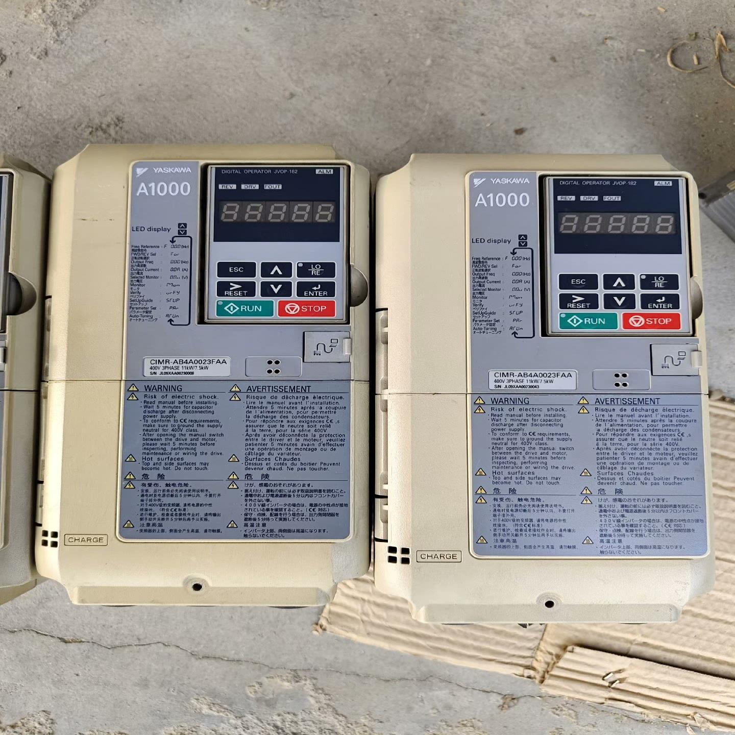 安川A1000变频器，CIMR-AB4A0023FAA，功率