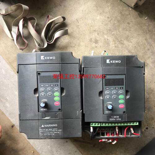 【荣强工控】拆机变频器KVF600-2S1.5G 220V 1.5KW实