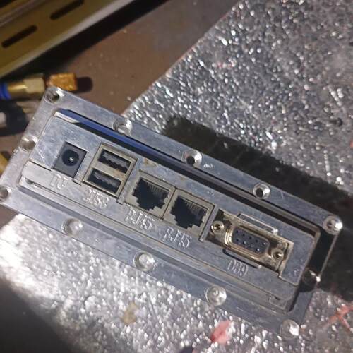 {雅致机械商行}拆机屏蔽箱滤波器 屏蔽箱接口板2USB RJ45 DB9
