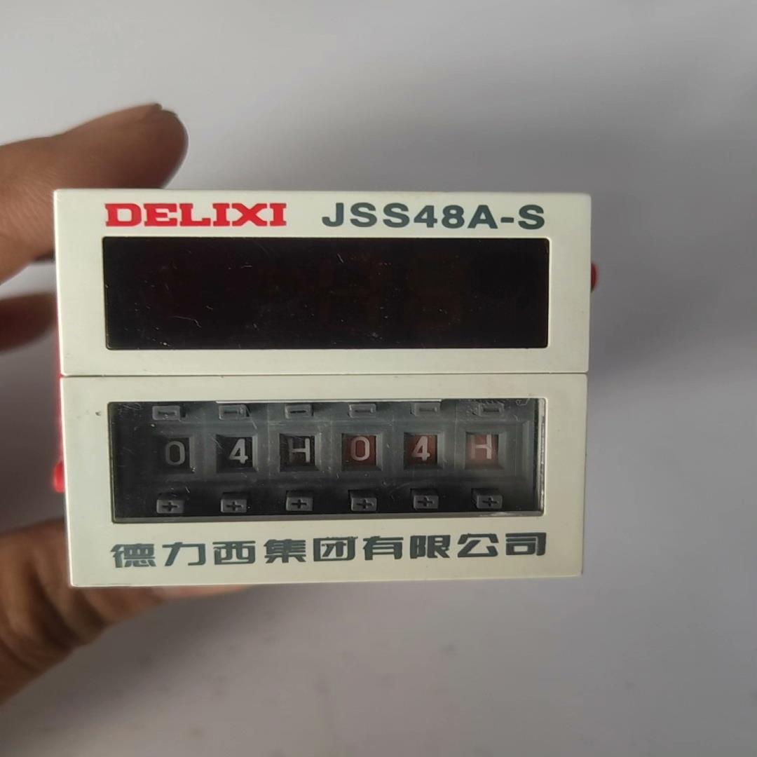 (设备配件)德力西时间继电器JSS48A-C实图拍摄成色9成